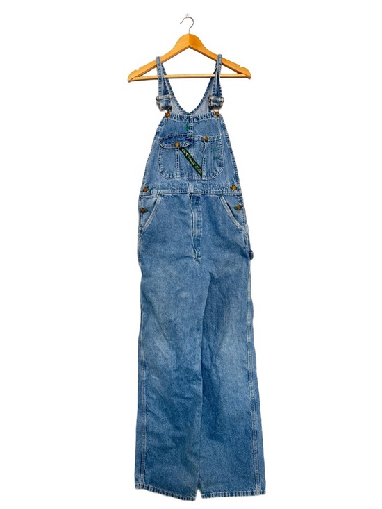 Key Imperial Denim - Key Imperial Denim Bib Overalls W32 L32 Vintage Workwear Carpenter 100% Cotton